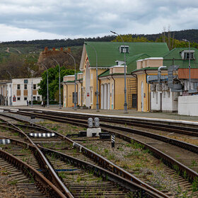 Феодосия. Железнодорожный вокзал.