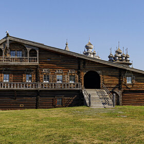 Музей-заповедник «Кижи». Деревянный домик.